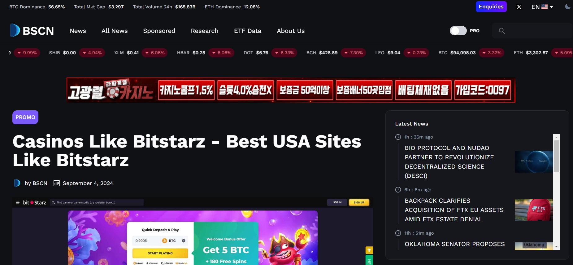 Casinos Like Bitstarz - Dominic Field iGaming writer
