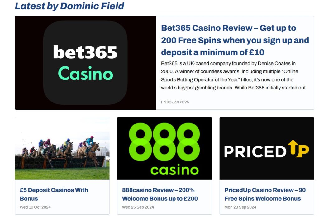 As an iGaming writer, I write a lot of online casino reviews